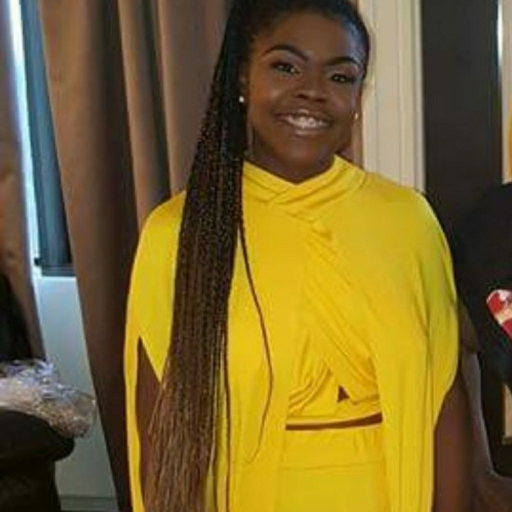 Two piece Cape outfit yellow